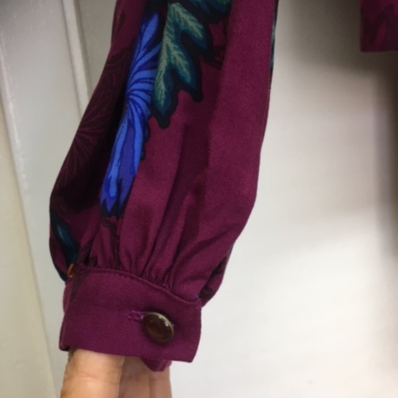 NEW Anthropologie Moulinette Soeurs Maisie Floral Crop Blouse - Picture 10 of 11